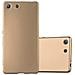 Custodia Compatibile Con Sony Xperia M5 In Oro Metallico - Coperchio Protettivo In Silicone Tpu Flessibile - Foto miniatura 1