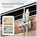 Cable Clip Organizer 5-pack I Titolari Di Gestione Mini Ordina Cavi Per Cavi Adesivo Titolari Clip Per Cavi Di Alimentazione Cavi Di Ricarica Cavi Mouse E Altri Fili Compatibile Bianco - Foto miniatura 3