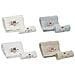 Set Asciugamano Copiola Salvietta Bagno In Spugna 100% Cotone Mod Gufetti Copiola Tortora - Foto miniatura 6