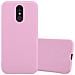 Custodia Compatibile Con Lg Q7 In Candy Rosa - Coperchio Protettivo In Silicone Tpu Flessibile - Foto miniatura 1