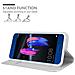 Custodia Compatibile Con Honor 9 In Classy Argento - Coperchio Protettiva Con Chiusura Magnetica, Funzione Stand E Tasca Per Le Carte - Foto miniatura 4