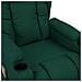 Poltrona Massaggiante Elettrica Verde Scuro in Tessuto - Foto miniatura 6