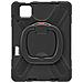 Cover Per Xiaomi Pad 6 Antishock Bi-materia Manico Ruotabile Supporto Nera - Foto miniatura 1