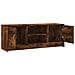 Mobile Tv Rovere Fumo 102x30x37,5 Cm In Legno Multistrato - Foto miniatura 6