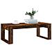 Tavolino Da Salotto Rovere Fumo 102x50x35 Cm Legno Multistrato - Foto miniatura 3