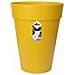 Vaso Giallo Ø 34 Cm Ocra Plastica Rotondo Moderno - Foto miniatura 1