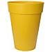 Vaso Giallo Ø 34 Cm Ocra Plastica Rotondo Moderno - Foto miniatura 2