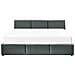 Letto Contenitore Velluto Bousse 180 X 200 Cm Grigio Scuro - Foto miniatura 6