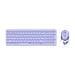Tastiera e Mouse Wireless 00215377  (Layout Tedesco) Colore Lillà - Foto miniatura 1