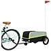 Rimorchio Da Bici Nero E Verde 30 Kg In Ferro - Foto miniatura 3