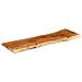 Piano Tavolo 140x40x3,8 Cm Rettangolare Legno Acacia Bordi Vivi - Foto miniatura 2