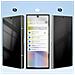 Vetro Temperato Esterno Per Samsung Galaxy Z Fold6 Antispia - Foto miniatura 5