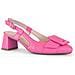 Pink Elegant Part-open Sandals Sandali Pelle Scarpe Donna Rosa Eu 36, 42.262.21 - Foto miniatura 1