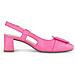 Pink Elegant Part-open Sandals Sandali Pelle Scarpe Donna Rosa Eu 36, 42.262.21 - Foto miniatura 2