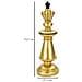 Scultura Scacchi 11 - Oro - Poliresina - 11x11x32,5 Cm - Foto miniatura 6