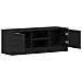 Mobile TV  Nero Rovere 102x35x36,5 cm Legno ingegnerizzato - Foto miniatura 5