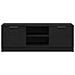 Mobile TV  Nero Rovere 102x35x36,5 cm Legno ingegnerizzato - Foto miniatura 6