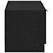 Mobile TV  Nero Rovere 102x35x36,5 cm Legno ingegnerizzato - Foto miniatura 7