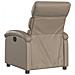 Poltrona Reclinabile Elettrica Cappuccino in Similpelle - Foto miniatura 5