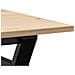Tavolino da Salotto Telaio a Y 80x50x40 cm Legno Pino e Acciaio - Foto miniatura 7
