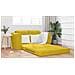 Divano letto 2-in-1 Giallo 148x71x83 cm in velluto - Foto miniatura 4