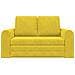 Divano letto 2-in-1 Giallo 148x71x83 cm in velluto - Foto miniatura 6