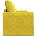 Divano letto 2-in-1 Giallo 148x71x83 cm in velluto - Foto miniatura 7