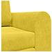 Divano letto 2-in-1 Giallo 148x71x83 cm in velluto - Foto miniatura 9