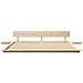 Struttura del letto Marrone 200 x 200 cm legno - Foto miniatura 5