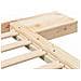 Struttura del letto Marrone 200 x 200 cm legno - Foto miniatura 8