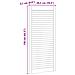 Porta per Armadio 4 pcs Naturale 140.5 x 2.1 x 49.5 cm - Foto miniatura 9