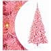 Albero di Natale con 300 LED con supporto Rosa 210 cm PVC - Foto miniatura 1