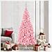 Albero di Natale con 300 LED con supporto Rosa 210 cm PVC - Foto miniatura 2