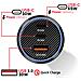 Caricatore Per Auto 2x Usb-c Pd 65w E 30w Usb 3.0 Qc 30w Con Cavo Usb-c, Nero - Foto miniatura 2