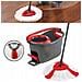 Testa Rotante Per Mop 38 Cm - Compatibile Con Vileda Easy Wring E Clean Turbo | Microfibra Lavabile, Multiuso, 100% Riutilizzabile - Foto miniatura 2