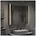 Mobiletto per specchio da bagno con lo scaffale Grigio cemento - Foto miniatura 4