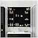 Mobiletto per specchio da bagno Rovere Nero 70 x 14,5 x 70 cm - Foto miniatura 2