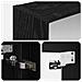 Mobiletto per specchio da bagno Rovere Nero 70 x 14,5 x 70 cm - Foto miniatura 9