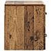 Mobiletto da notte a muro Legno antico 34,5 x 33 x 40 cm - Foto miniatura 5