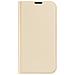 Skin Pro Bookcase Tipo Custodia Iphone 13 Pro Dorata - Foto miniatura 7