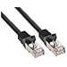 cavo patch per rete dati lan cat. 5e, 2x rj45, schermatura futp, colore nero, 2m - Foto miniatura 1