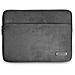 Custodia per Tablet fino a 15.6" in Camoscio Artificiale e Fleece Colore Grigio - Foto miniatura 4