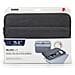 Custodia per Tablet fino a 15.6" in Camoscio Artificiale e Fleece Colore Grigio - Foto miniatura 5