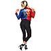 Giacca E Maglia Harley Quinn Per Adulto Large - Foto miniatura 2