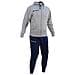 Tuta Poker Completo Di Giacca Con Zip Manica Lunga E Pantalone Colore Grigio / blu Taglia Xs - Foto miniatura 1