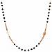 Collana In Argento 925 - Collezione Rosari - Colore Rosè - Misura Unica Rosario Girocollo Cristalli Neri - Foto miniatura 1
