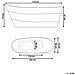 Vasca Da Bagno Freestanding Ovale Bianca Buenavista - Foto miniatura 3