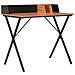 Scrivania Nera e Marrone 80x50x84 cm - Foto miniatura 1