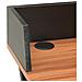Scrivania Nera e Marrone 80x50x84 cm - Foto miniatura 7