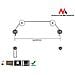 Supporto Appendino Tv Led Lcd Plasma Ultra Stretto Mc-557 - Foto miniatura 2